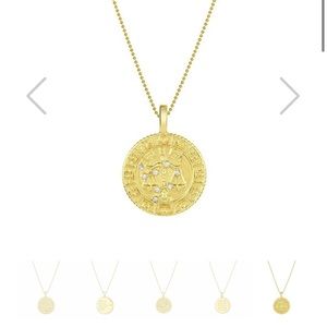 Melinda Maria zodiac charm necklace LIBRA